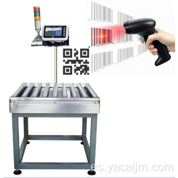 Machete de la caja de paquete expreso automático con la máquina de checkwheigher de la cinta transportadora del dispositivo de rechazo